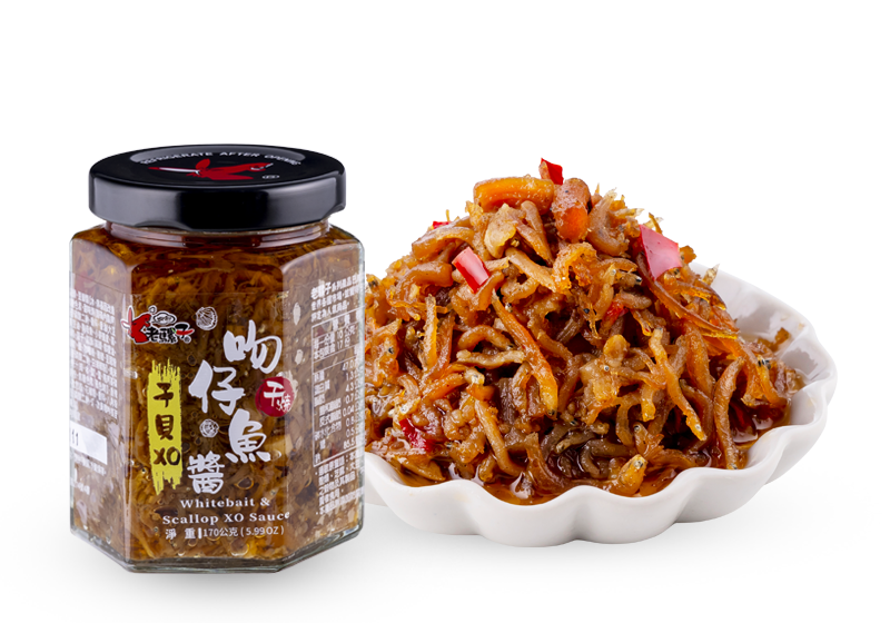 Whitebait Scallop XO Sauce